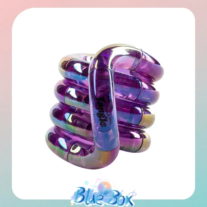 

Officially Licensed Tangle Gem Collection Aquamarine Fire Agate Stress Reliever ADHD Focus Aid Quiet Hand Fidget Toy In Stock