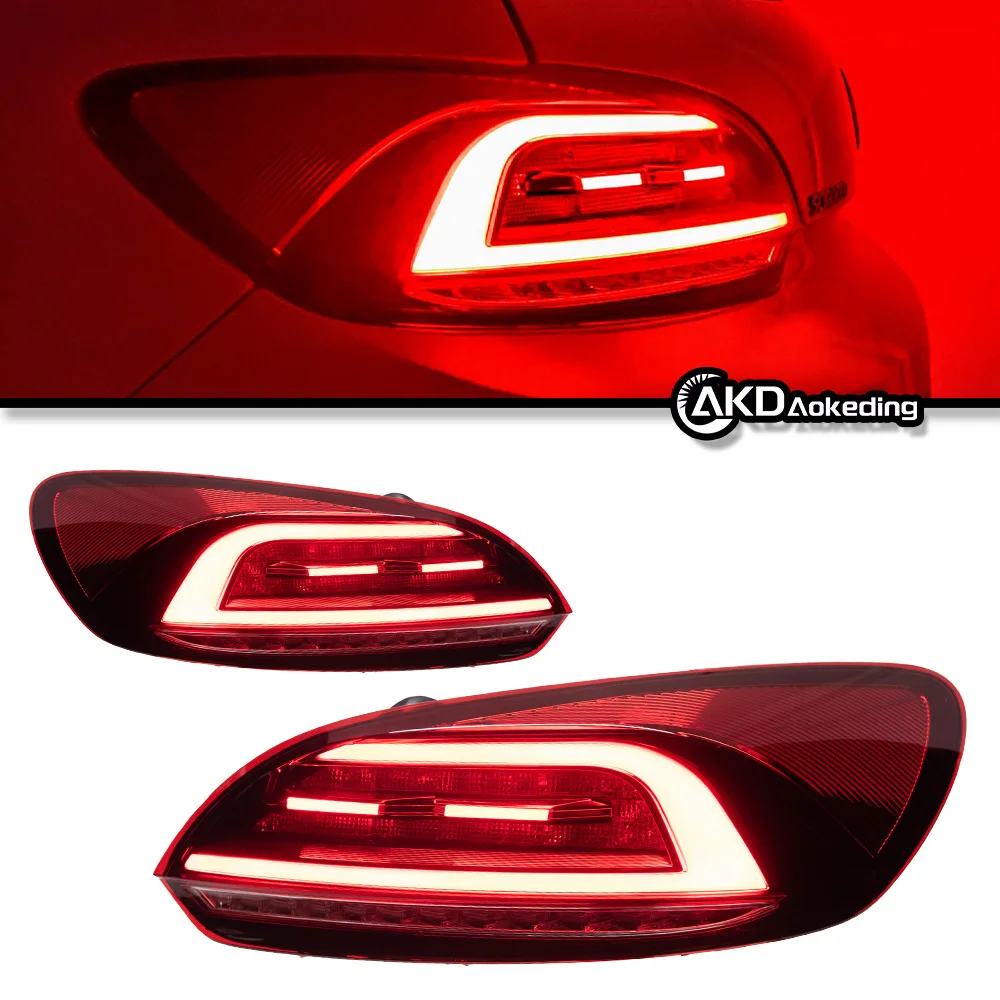 

Taillight For VW Scirocco LED Tail Lamp 2009-2014 Rear Lamp Styling DRL Signal Projector Lens Automotive Accessories Front