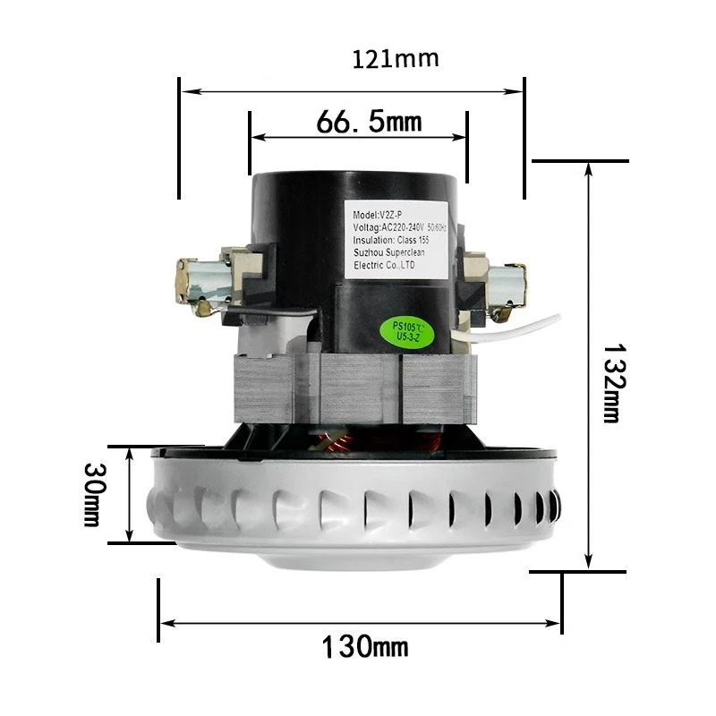 

220V 1400W vacuum cleaner motor for Yili YLW6238E W6201 YL67-30 YLW67 vacuum cleaner replacement