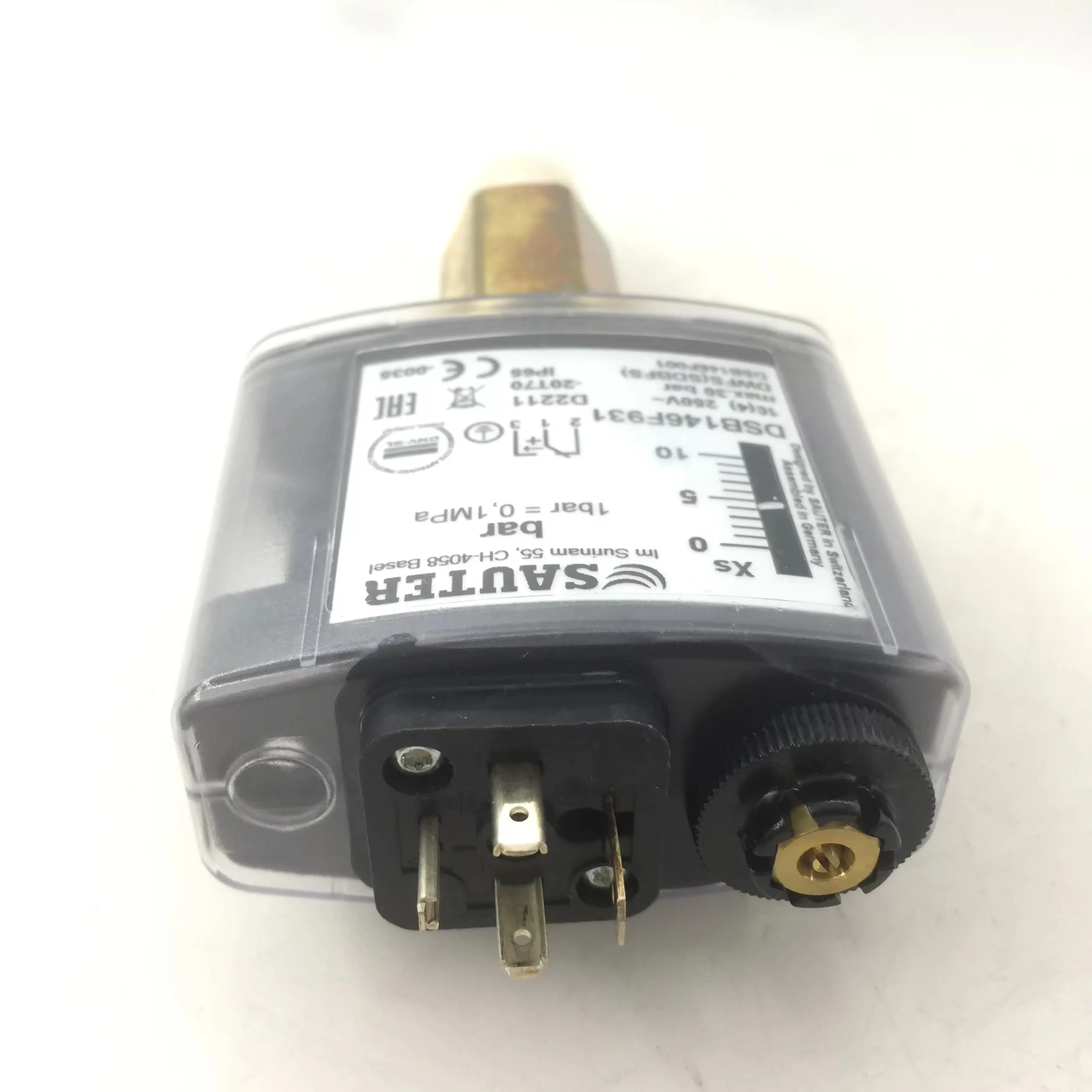 2026 novo saulter DSB146F931 Monitores de Pressão e Interruptores de Pressão DSB140F001/DSB158F001/DSB158F931 0-2.5bar Gás Líquido