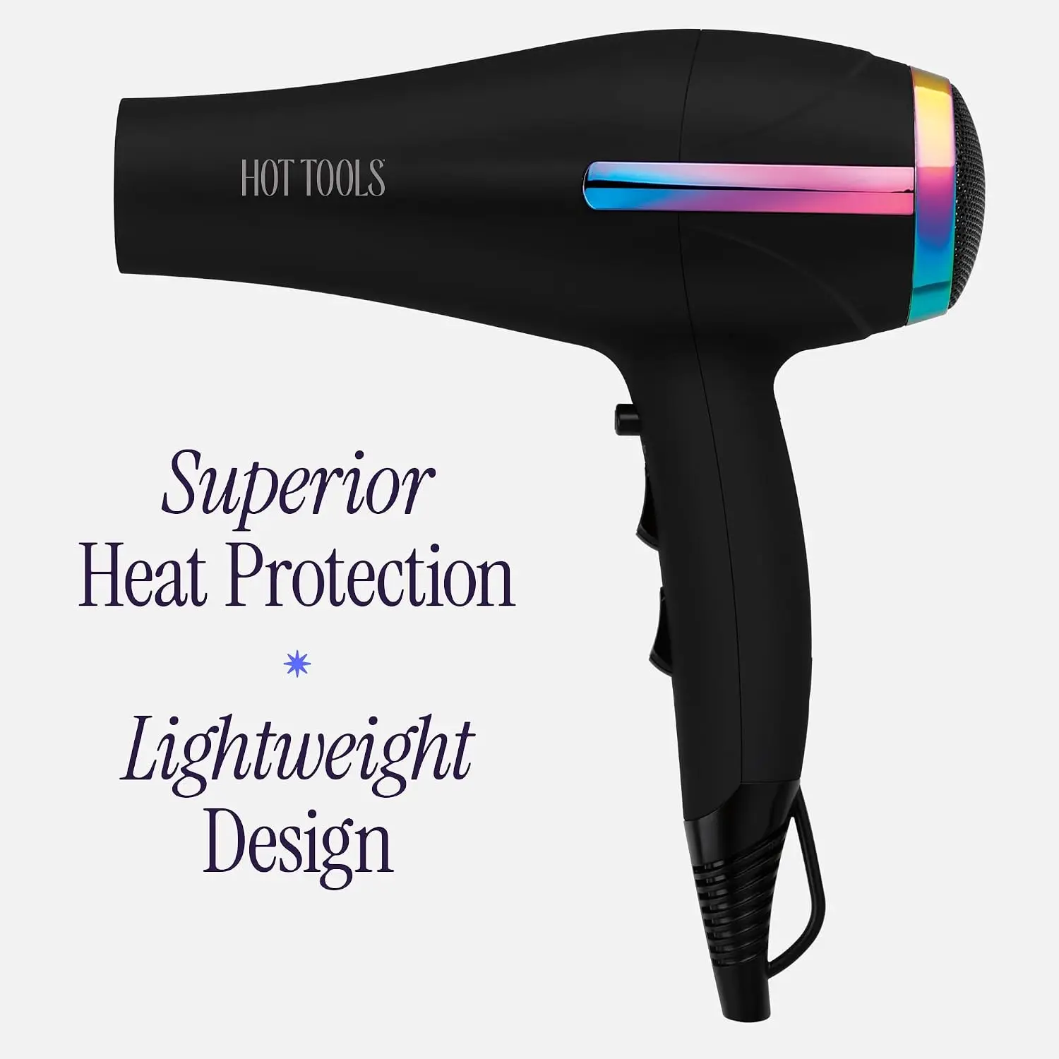 Professional Salon Hair Dryer, 1875 Watt Ceramic Blow Dryer with Rainbow Finish