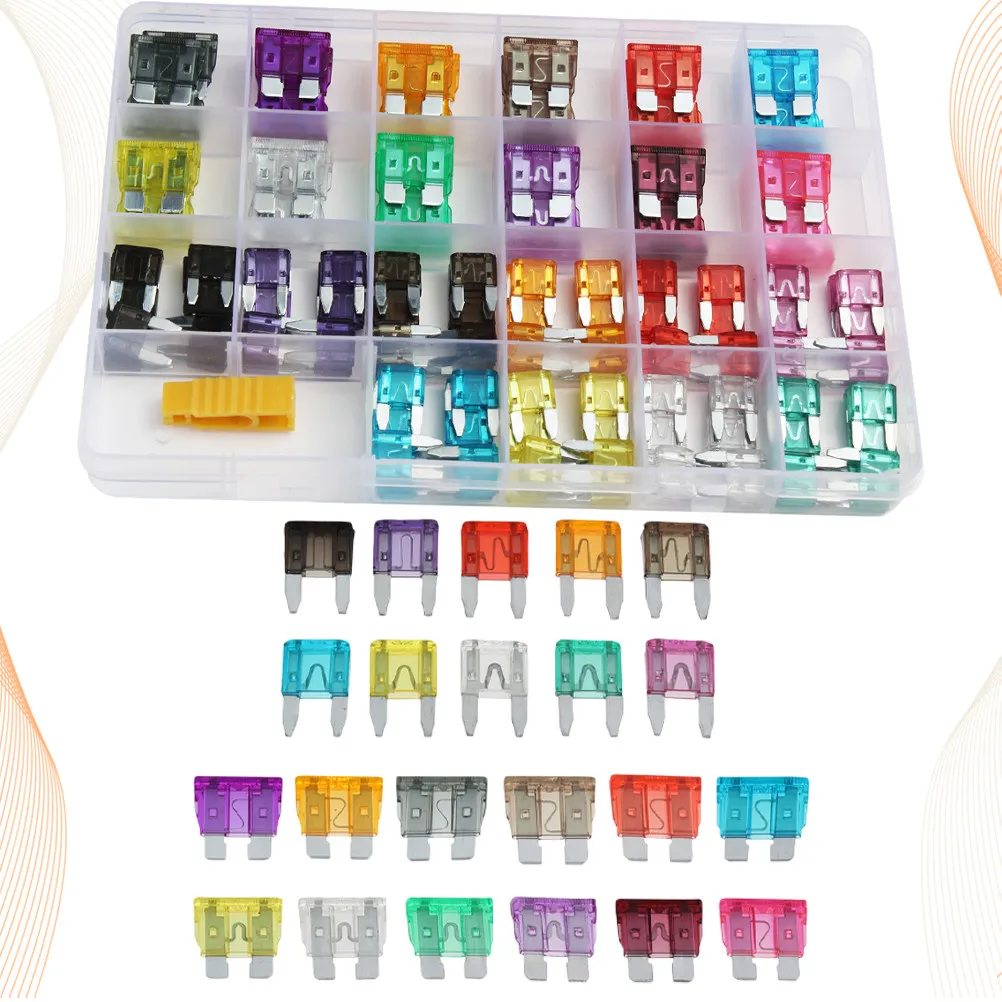 

242 PCS Durable Fuse Car Fuses Assorted Kit Automotive Replacement Assortment Combination