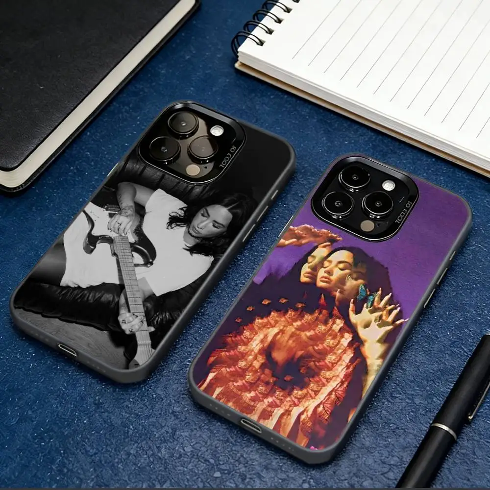 

D-Demi L-Lovato Singer Phone Case For iPhone 17,16,15,14,13,12,11 Plus,Pro Max,XS,Colorful Silver Phone case Funda Cover