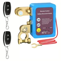Remote Battery Disconnect Switch 12V 240A Automatic Power Shut Off Switch Car Battery Remote Control Switch Leakage Protection