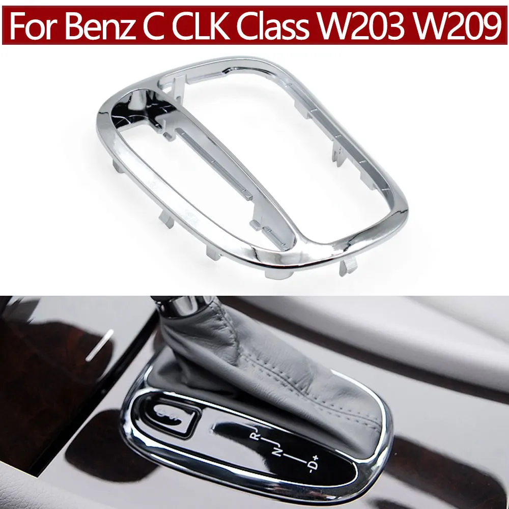 LHD Car Center Shifter Cover Bezel Shift Gear Cover Panel Trim For Mercedes Benz C CLK Class W203 W209 C240 C320 2032671988