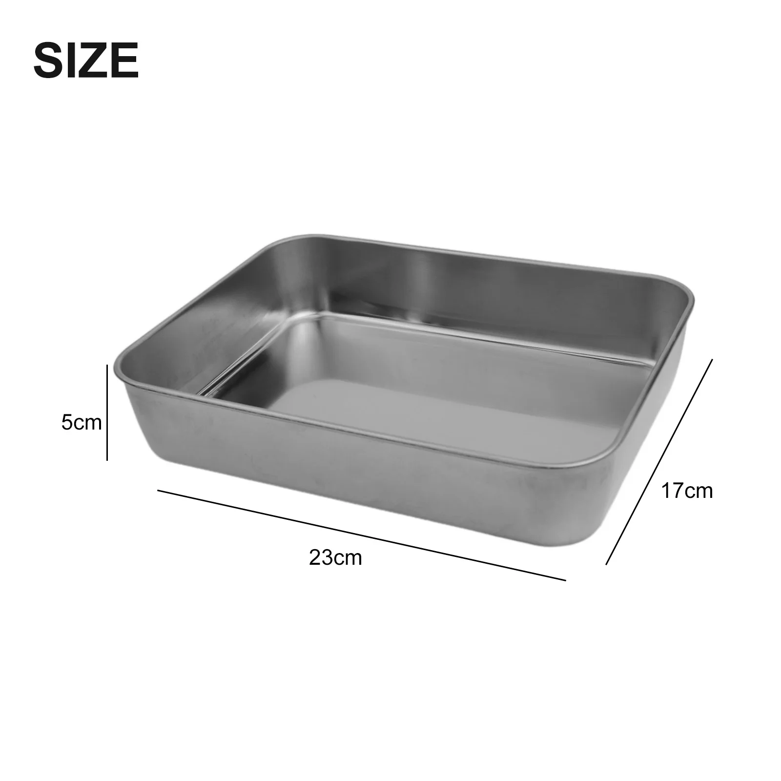 

Pan Baking Tray Baking Tray Tray Vegetables 26x20x5cm Cooling Rack Cover Set For Kitchen Storage New Practical