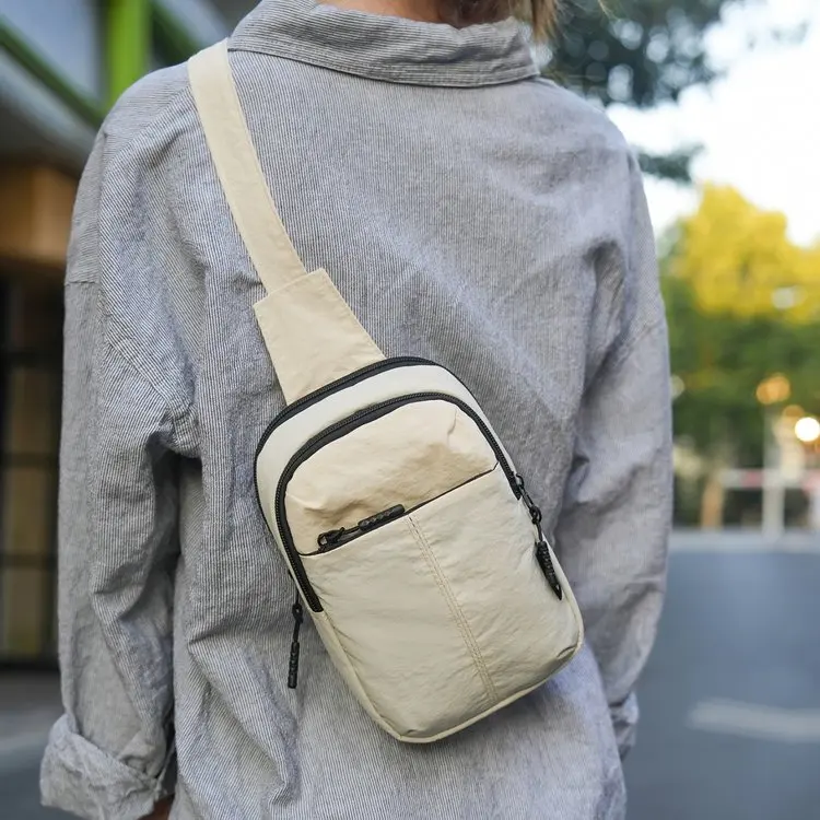 

Новая мужская легкая сумка-слинг через плечо для бега и спорта, поясная сумка для телефона, нагрудная сумка