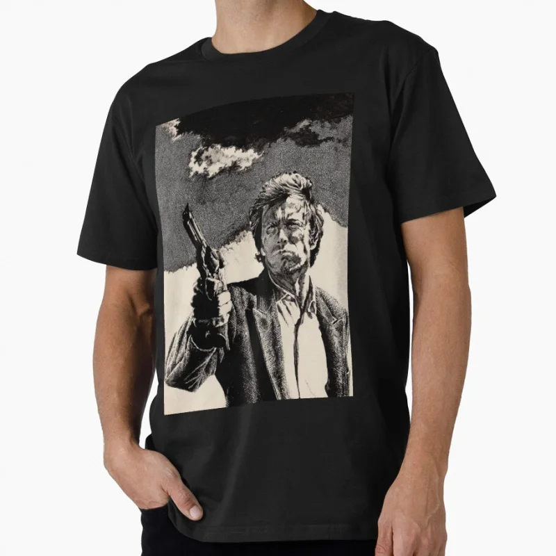 

Dirty Harry Clint Eastwood Once Upon a Time in the West 1968 western movie Vintage cowboy film gift t shirt Large size Tops