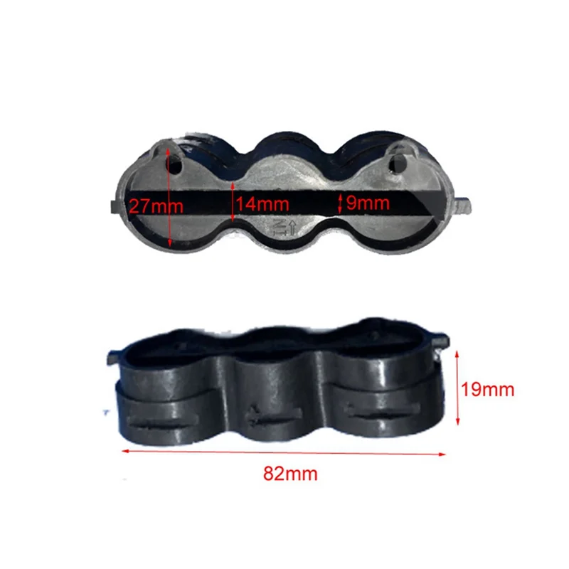 -ABJZ 3 Pcs Surfboard Fins Box Longboard Fins Box For FCS FIN G5 Longboard Surfing Stand Up Paddleboard