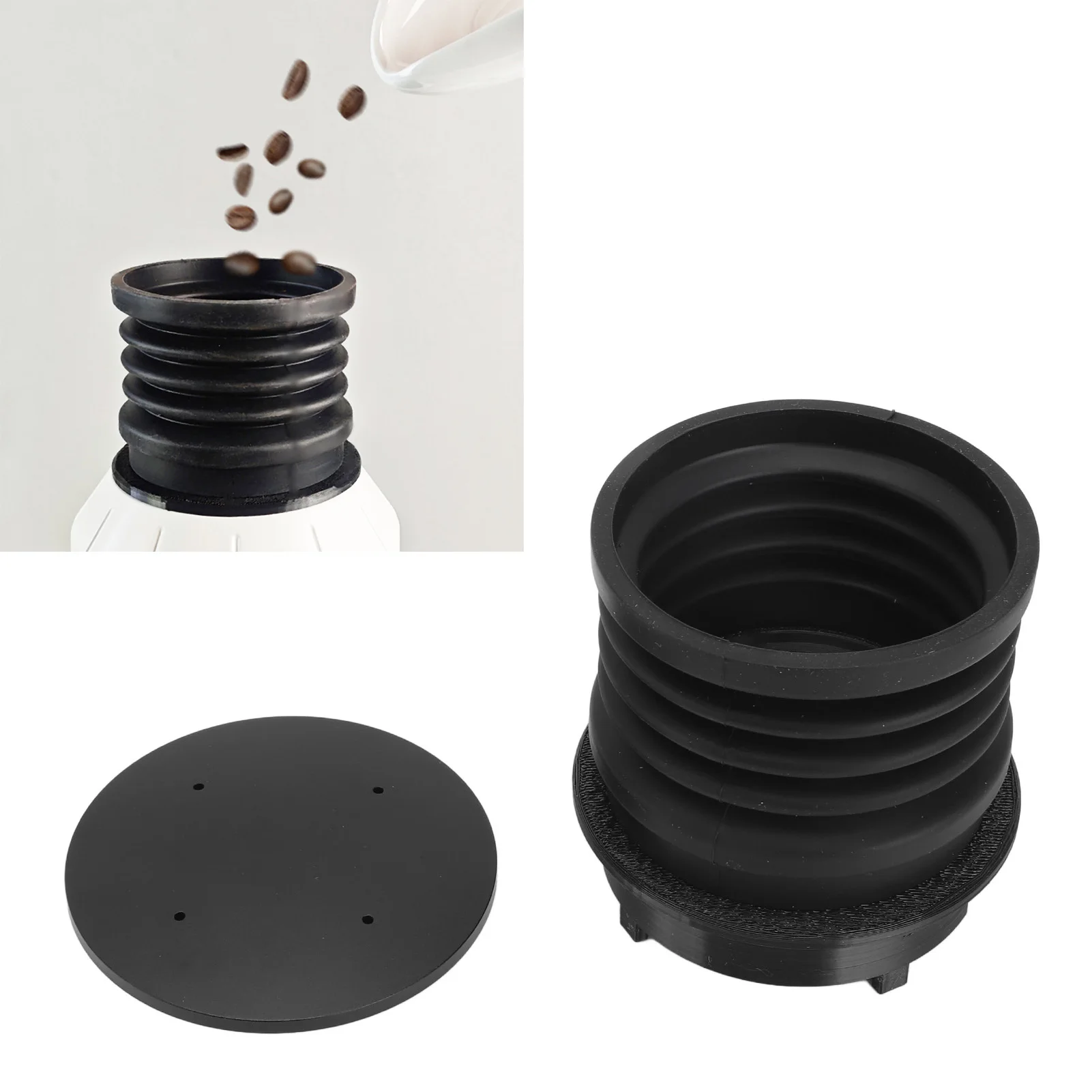 

Силиконовая ручная кофемолка с одним дозой, контейнер для выдувания зерен для ZD-15n ZD12 ZD15 ZD16, инструмент для очистки кофемолки