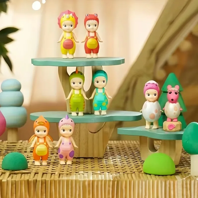 

12pcs Hot Sonny Angel Dinosaur Angel Series Triceratops Tyrannosaurus Rex Blind Box Ornaments Cute Mysteries Surprise Toys Gifts