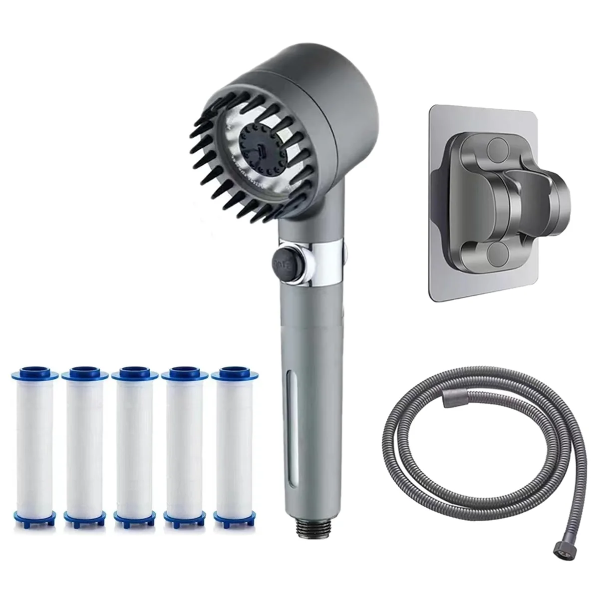 Showerhead Turboshower Multifunctional Massage Handheld Shower Set Adjustables Turbocharge Shower Head