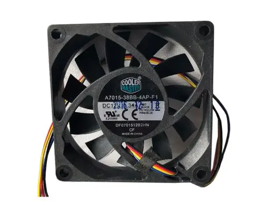 

Cooler Master A7015-38BB-4AP-F1 DC 12V 0.34A 70x70x15mm 4-wire Server Cooling Fan