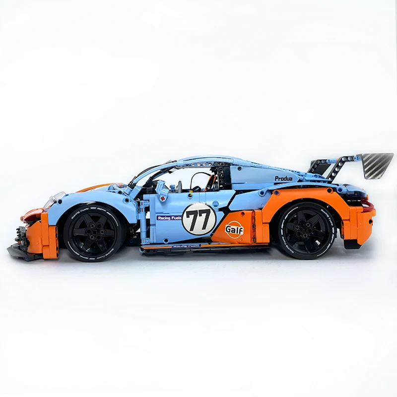 MOC 66624 1:10 Technical Super Sports Racing  Car GT3 Model Building Blocks Bricks Puzzle Assembly Children Toys Christmas Gifts