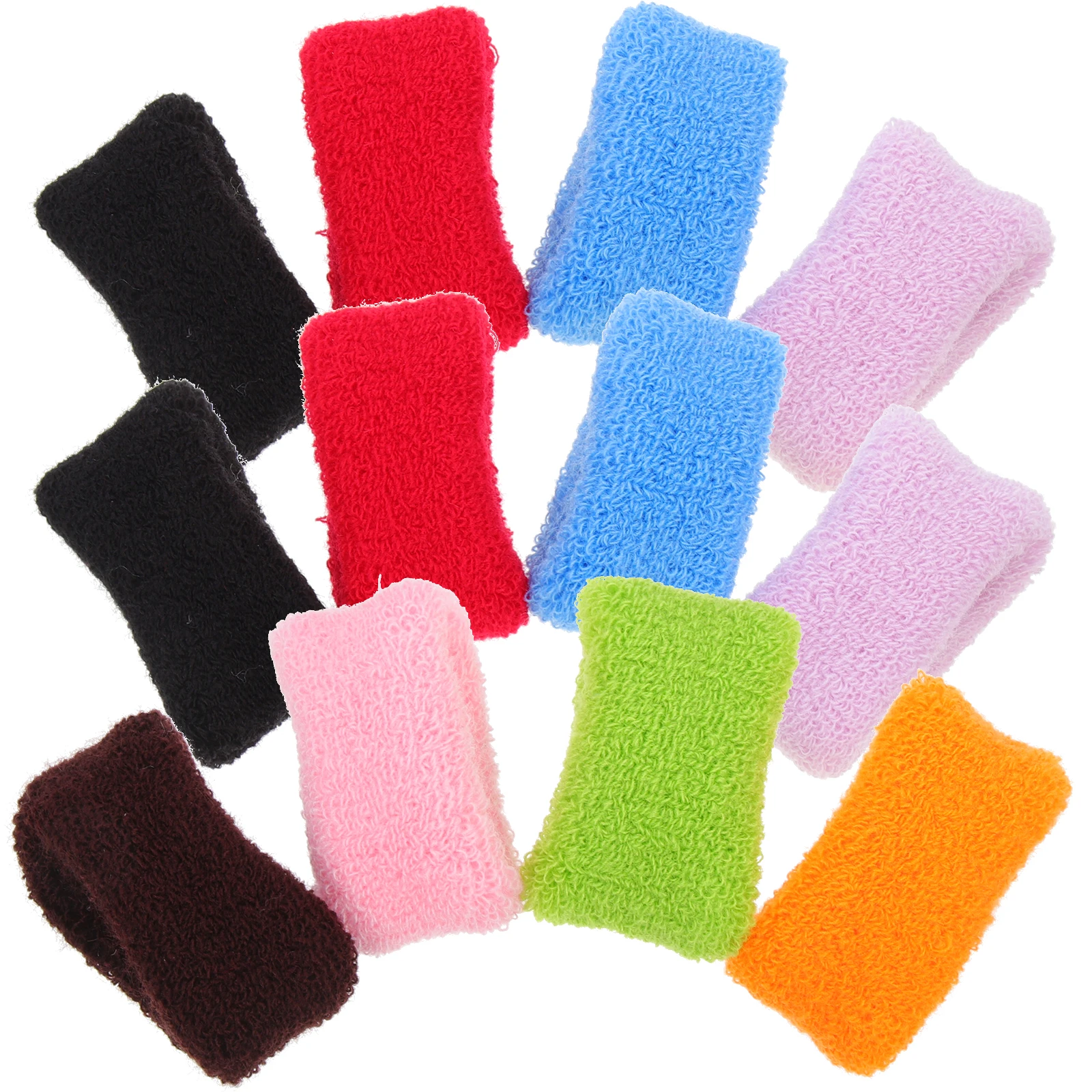 

12pcs Ties Elastic Bands Kids Hair Scrunchies Ponytail Holders for Women Girls Kids Small Bun Donut Baby Hair Accessories