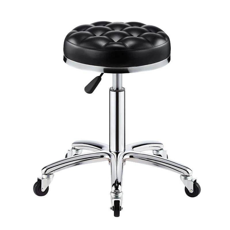 

Round Stools Chair Spinning Professional Hydraulic Barber Chair Stylist SimpleTaburete Estetica Con Ruedas Furniture DWH