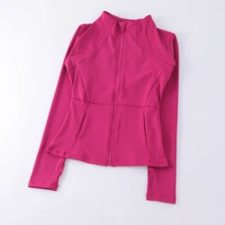 2024 Yoga Clothes Windbreaker Sportswear Woman Running Long Sleeve Sweatshirt Sports Jackets Top Women Workout Tops Activewear