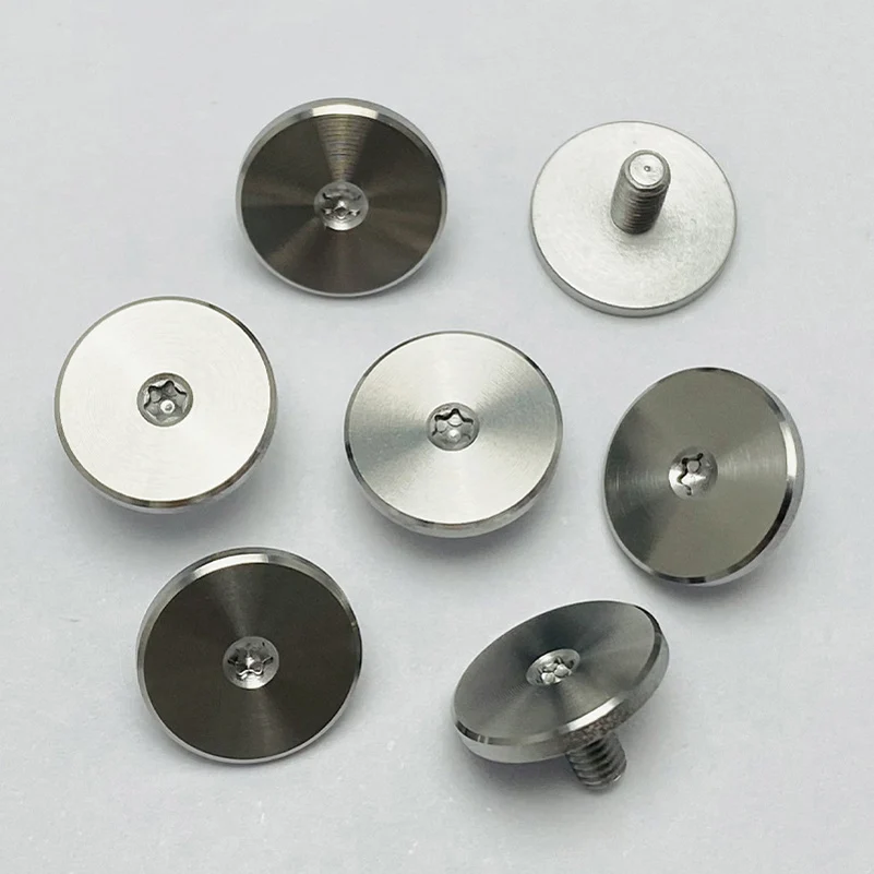 2 Sizes Custom Stainless Steel Made Knife M3 Thread Screws T8 Torx Head Button Nail Spindle Rivet Fastener DIY Make Accessories