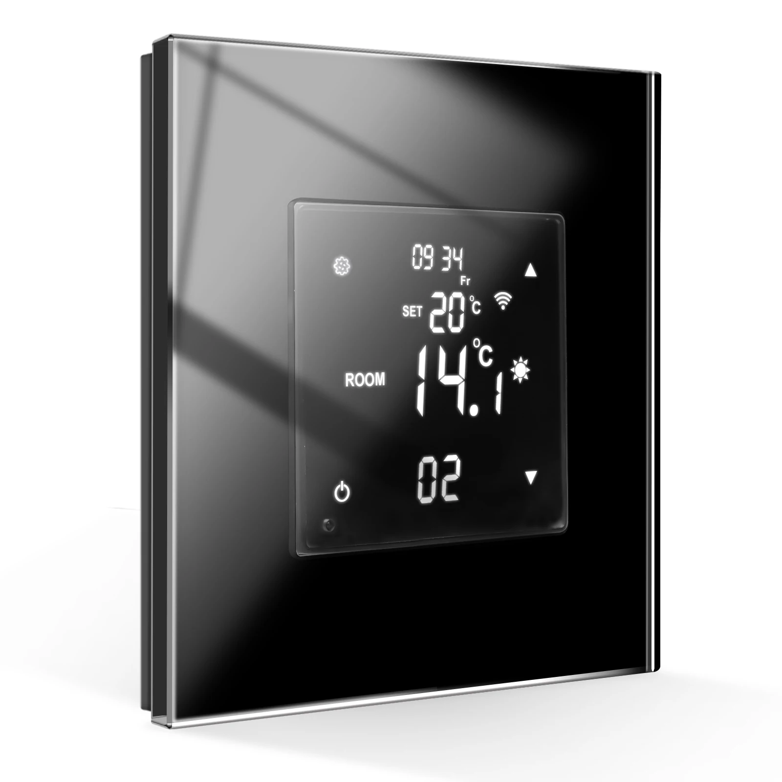 Thermostat à écran tactile Tuya WiFi, télécommande intelligente pour chauffage électrique au sol, chaudière à eau/gaz, affichage LCD de la