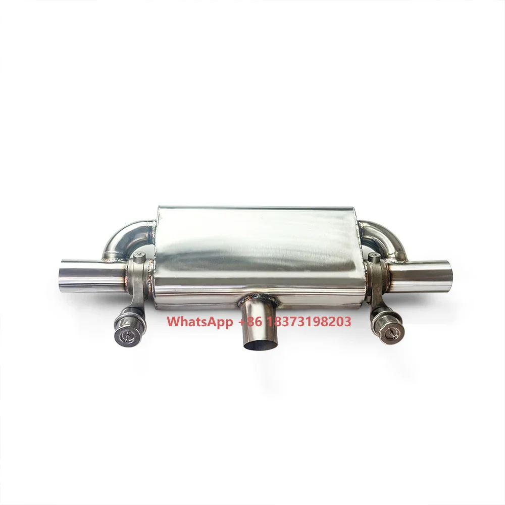 Factory Shipment Custom-made Stainless Steel Universal Valve Exhaust Pipe Muffler cat Back Exhaust Pipe