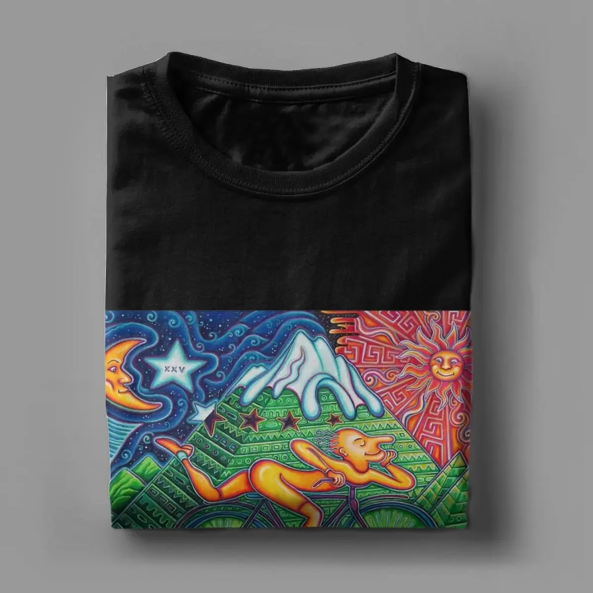 تي شيرت للدراجات النارية LSD للرجال والنساء ، دراجة يومية ، LSD ، تي شيرتات برقبة مستديرة ، ملابس قطنية جديدة ، تي شيرتات بأكمام قصيرة