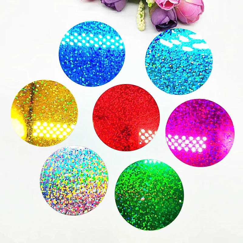 Large Sequins 40mm 50mm Big Sequin Laser Pailetters Lentejuelas Sequence Material for Sewing Craft DIY Accessories for Garment