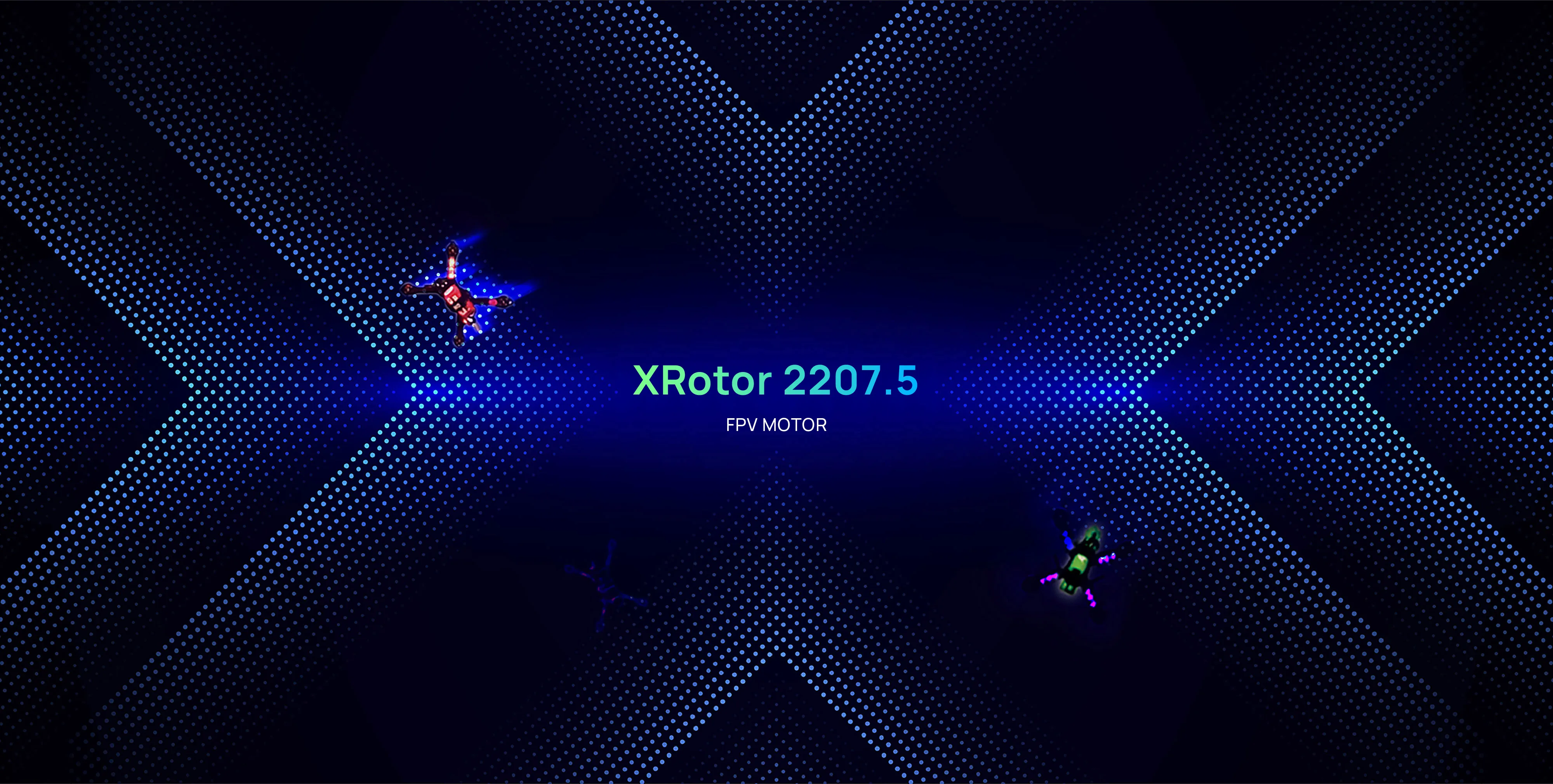 Hobbywing XRotor 2207.5 Motor 1780KV/1980KV FPV Crossover-Drohne mit starkem bogenförmigem Magnetdesign für hocheffiziente Wärmeableitung – Detail 1
