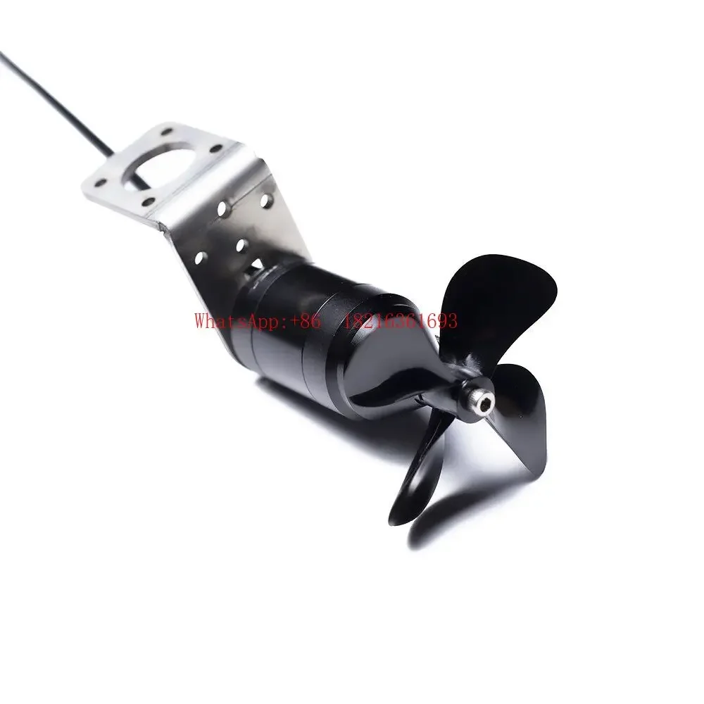 Limited Offer X3 Underwater Thruster 260W 24V Thrust 2.6KG Suitable For Model Ship ROV With Mounting Seat