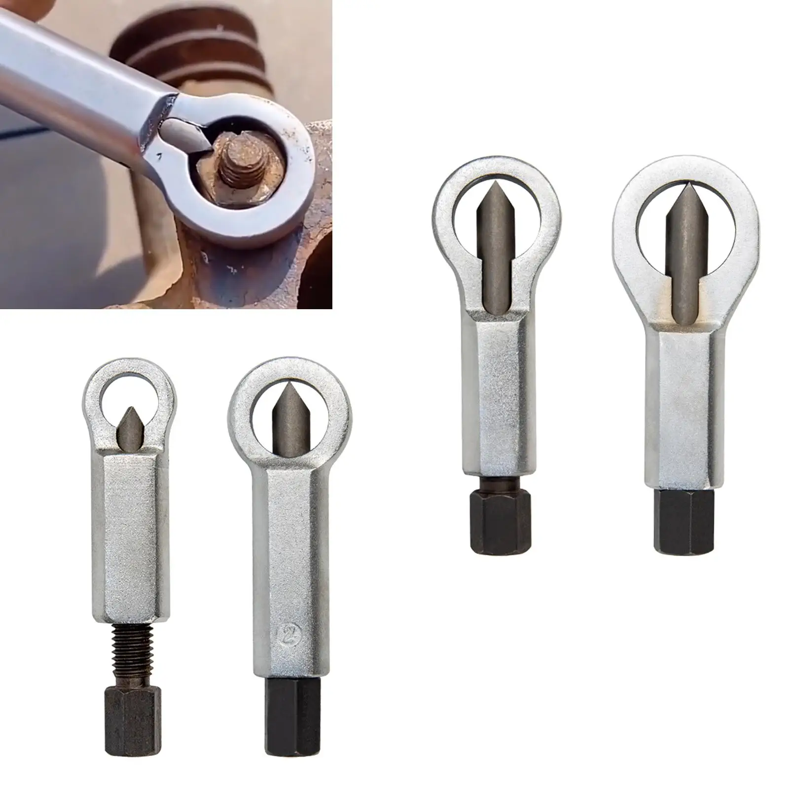 Universal Nut Remover Remover Splitting Nut Splitter Broken Damaged Nut Removal Splitting Tools for Home Removing Broken