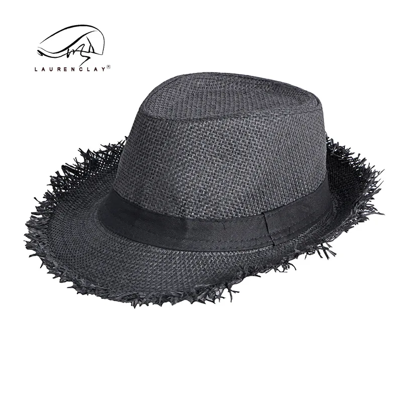 Fashion Wide Brim Top Hat Women's Solid Color Summer Sun Protection Sun Hat Beach Hat Big Brim Straw Hat Fedora Hat Men