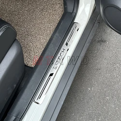 For Renault Arkana Austral Clio Captur Megane E-TECH 2022-2024 Car Door Sill Kick Plate Guard Pedal Cover Protector Trim Styling