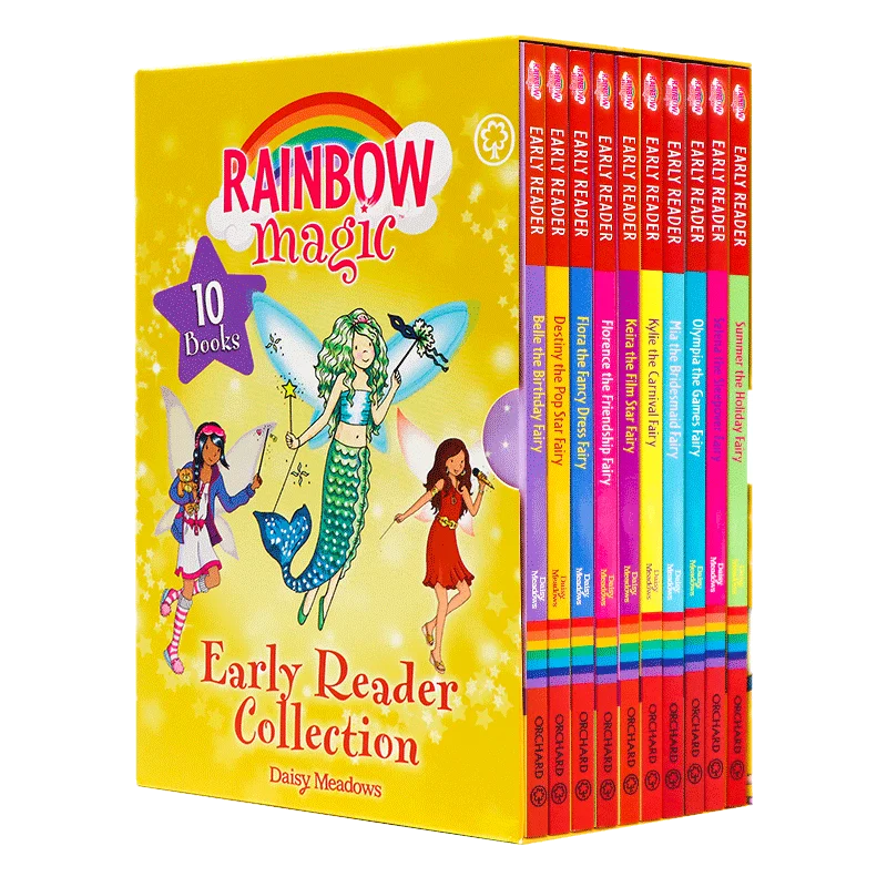 

10 books/set, Rainbow Magic Early Readers, Children's books aged 4 5 6 7 8 English book, Graphic Novels 9781408364703