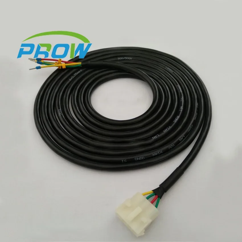 for Yaskawa servo motor power cord JSZP-CMM00-03 JSZP CMM00 05 JZSP-CMM01-03-E 4p 4pin 4 line wires