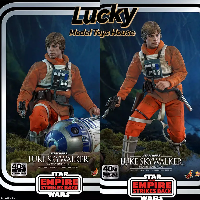 

HOTTOYS MMS585 1/6 Luke Skywalker Action Figure Star Wars The Empire Strikes Back 12" Snowspeeder Pilot Soldier Model Collection
