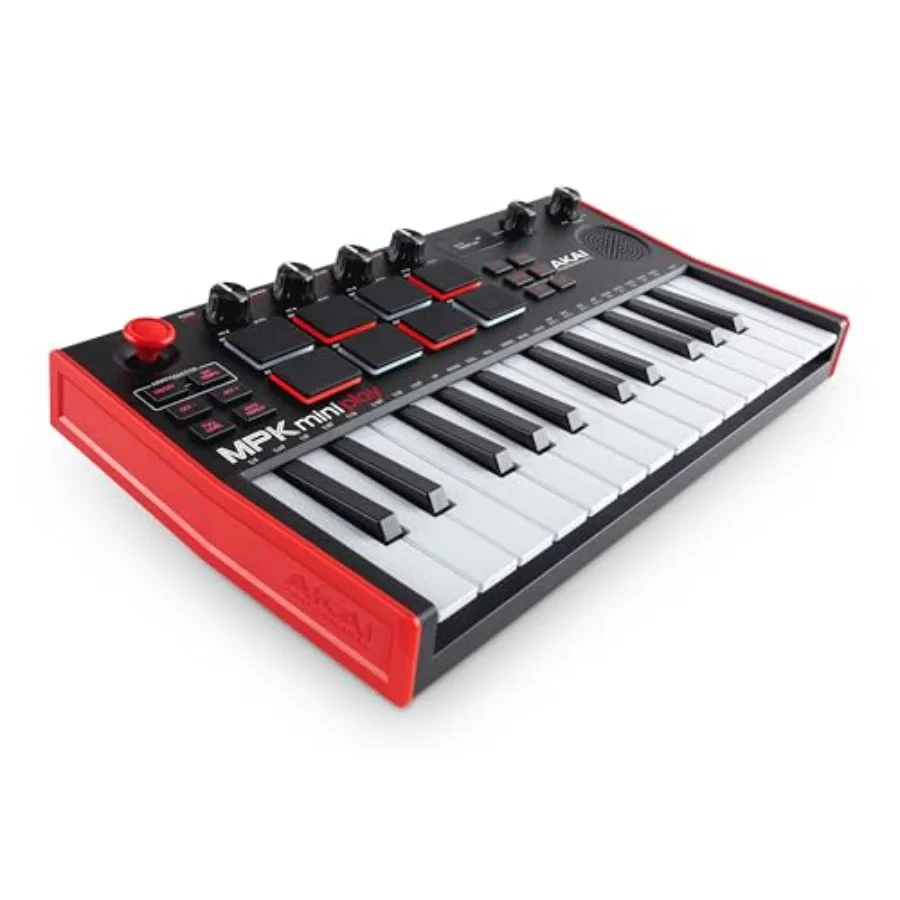 MPK Mini Play MK3 USB MIDI Keyboard Controller with Built-in Speaker and Sounds Plus Dynamic Keybed MPC Pads Software Suite and