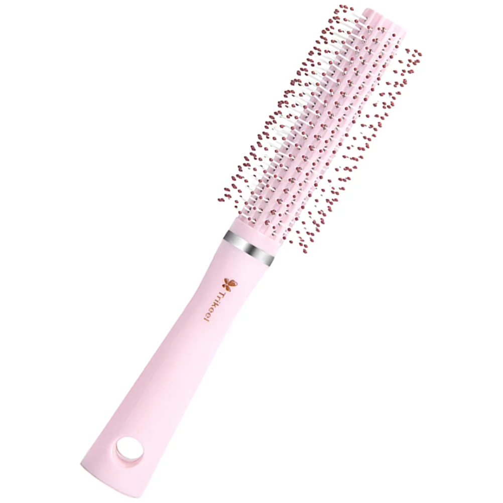 

Hair Brush Round Styling for Blow-drying Curling Short Women Modeling Roller Abs Portable Hairbrush Women's Miss Travel