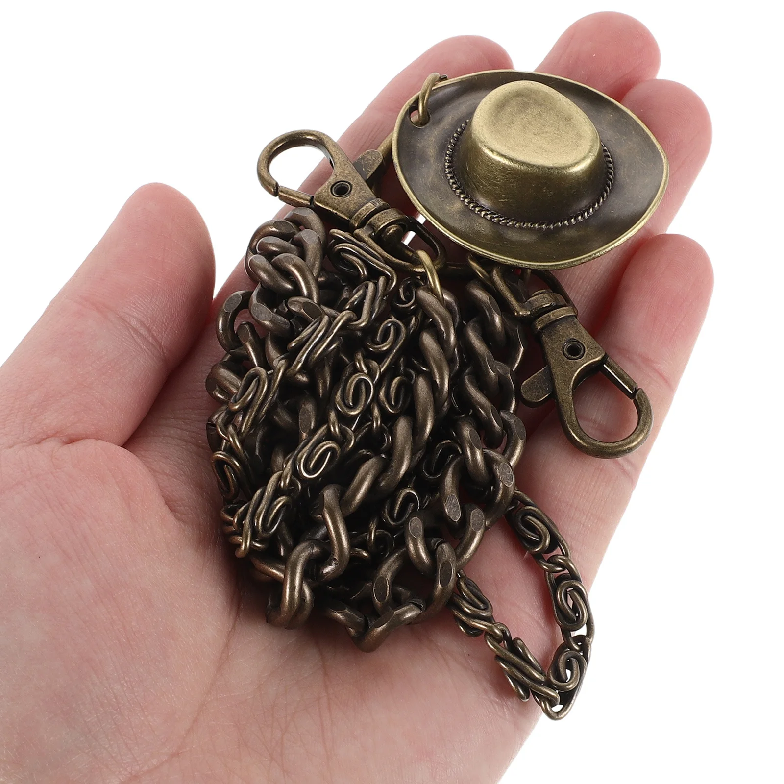 

Jeans Decorative Pants Chain Vintage Cowboy Waist Chain Mini Denim Skirt Low Rise Trousers Accessories Metal Waist Hat Pendant