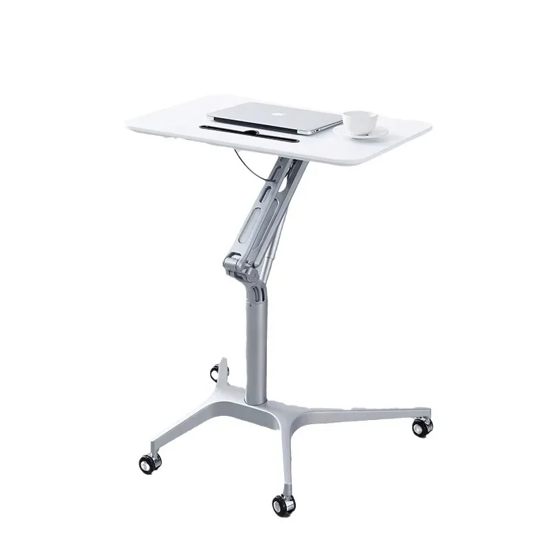 

Mobile laptop computer desk Standing office Learning desk Sofa Bedside simple pneumatic lifting table