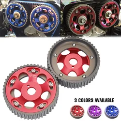 2pcs Aluminum Adjustable Cam Gears Timing Gear Engine Pulley Sprocket Timing Cam Gear Pulley Kit For Toyota Supra 1JZ 2JZ  DOHC