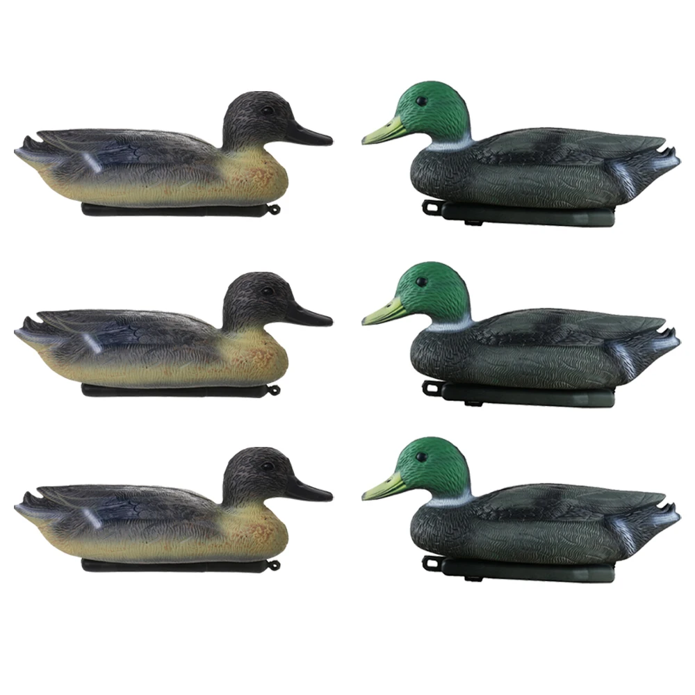 

1/5/6 Pcs 3D Duck Decoy Floating Lure with Keel for Outdoor Hunting Fishing Accessories Realistic Bird Float on The Water