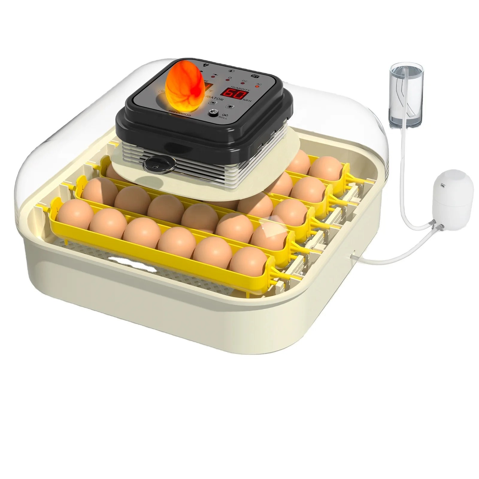 

Newest 30 chicken eggs automatic poultry solar egg incubator parts and accessories fully automatic