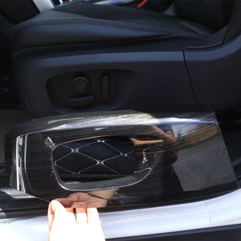 

Carbon Fiber Style ABS Plastic Sear Decoration Cover Trim For Land Rover Discovery Sport Auto Parts 2015 2016 2017 2018 2019