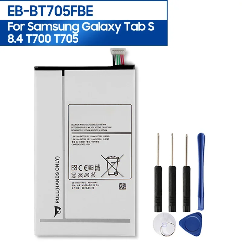 

Replacement Tablet Battery EB-BT705FBC For Samsung GALAXY Tab S 8.4 T700 T705 4900mAh