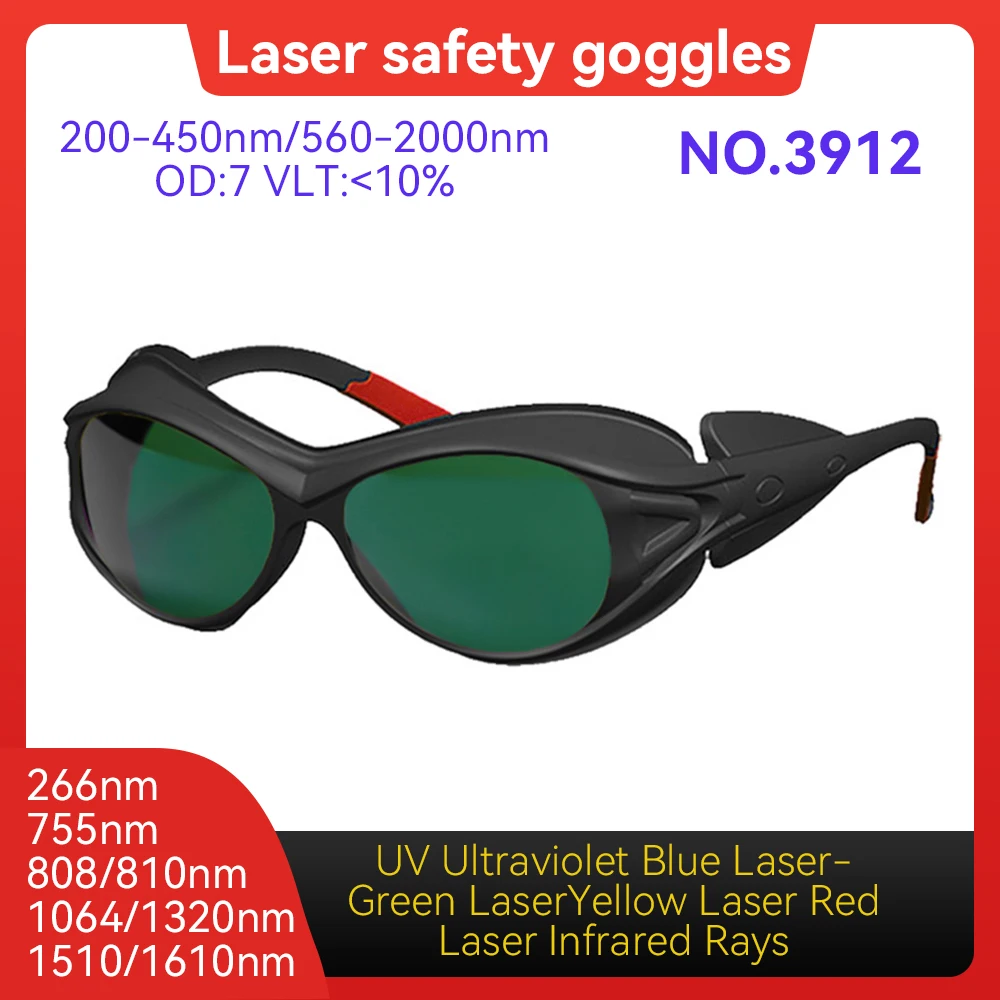 LASER SAFETI GLASSES 10600nm OD7 protect Glasses IPL Laser Protection laser protector laser protective lenses for laser glasses