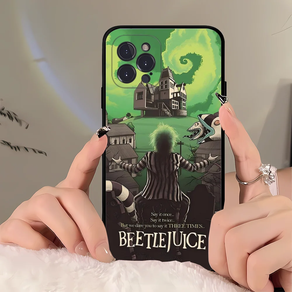 Movie B-BeetlejuiceS 2 Phone Case For iPhone 16 15 14 11 12 13 Mini Pro XS Max Cover 6 7 8 Plus X Funda Shell image 4
