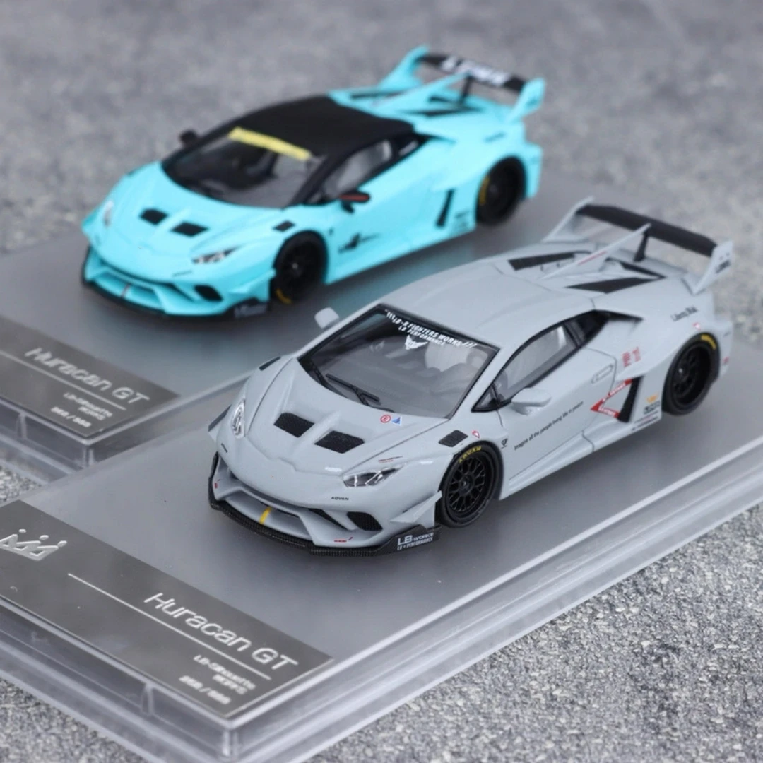 

KING МОДЕЛЬ 1:64 Литая под давлением модель автомобиля Liberty Walk Huracan GT