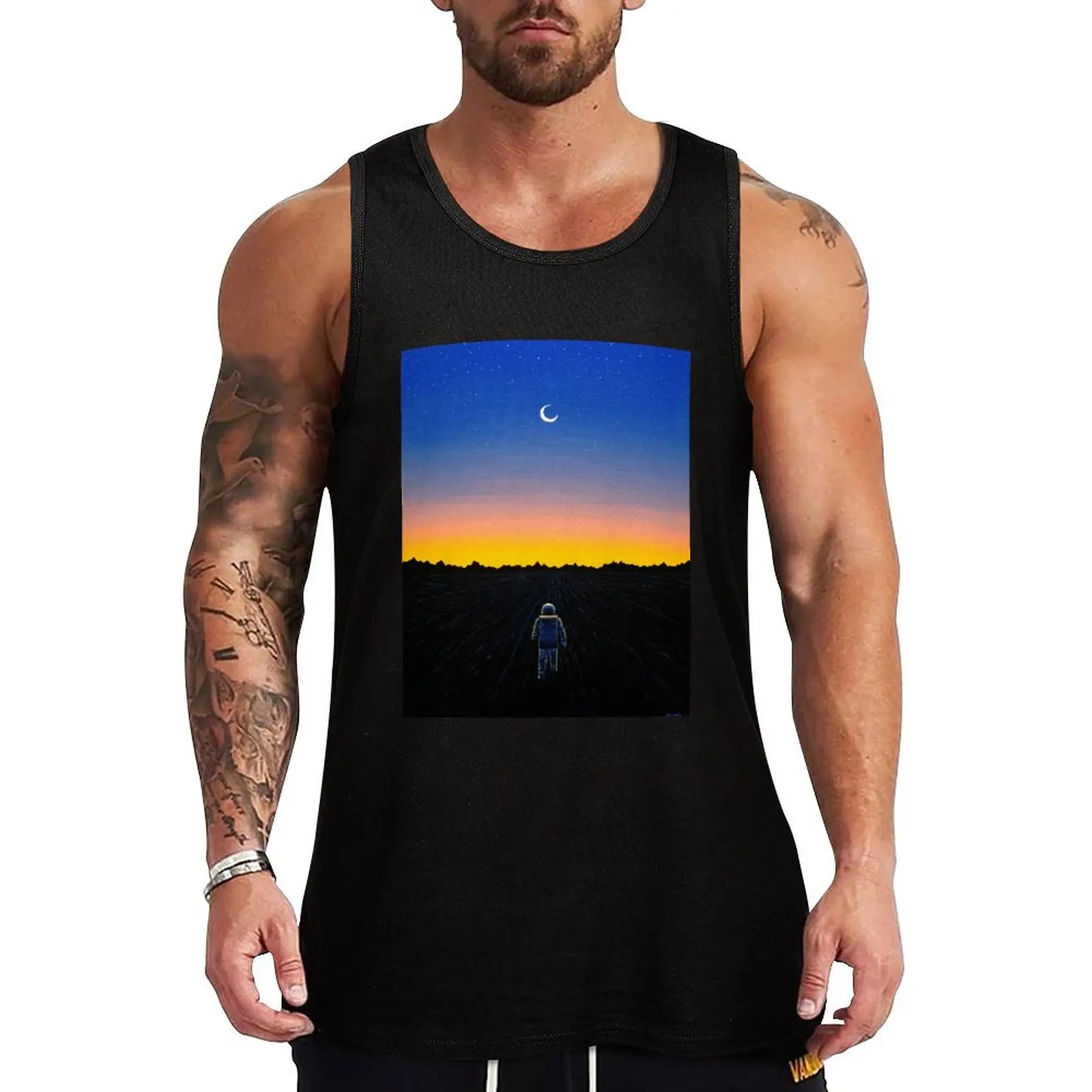 

Tomorrow's Sunrise Tank Top Workwear Tank Top Durable Sleeveless Casual Shirt