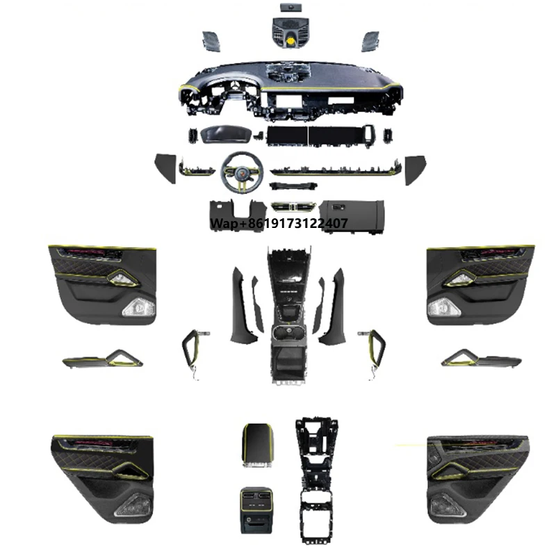 ل 11-17 سنة 958 طقم داخلي ترقية جديد 25 سنة 92A كايين لوحة القيادة لوحة الباب الداخلي مقعد الحافظة إعادة