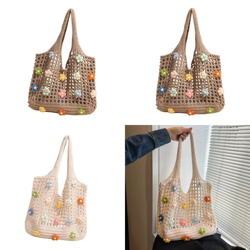 

X90d модная вязаная сумка для женщин пляжная сумка большая сумка для подмышки с подмышками.