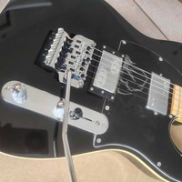 High quality black TL electric guitar in stock, nickel chromium Freud vibrato system, fast shipping